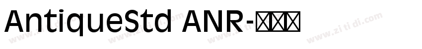 AntiqueStd ANR字体转换